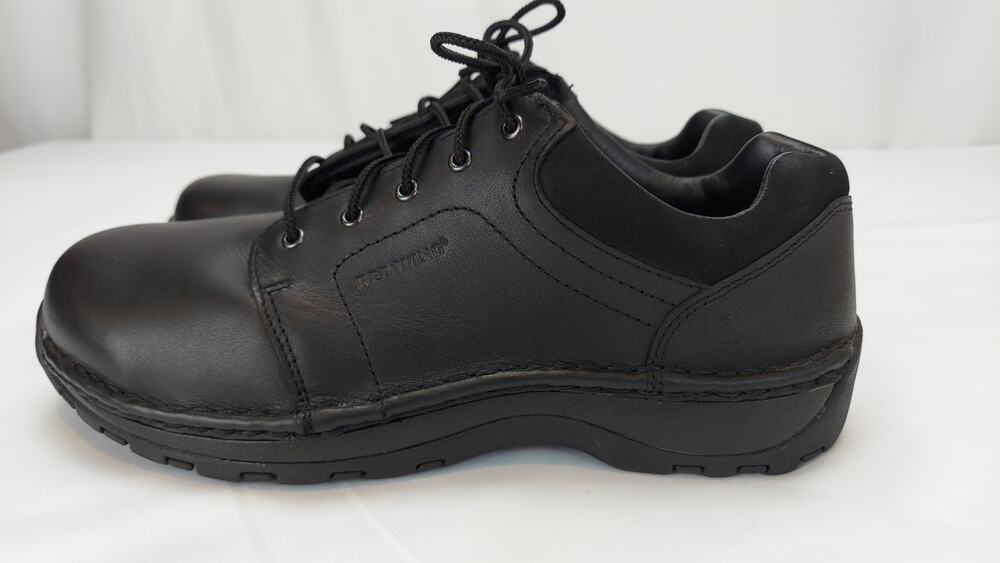Red Wing Work Safety Shoes 1623 Comp Toe Black Leather Lace Up  Womens 9.5 D